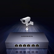 Ugreen 6-ports PoE-Ethernet-switch 35371EU - Grå