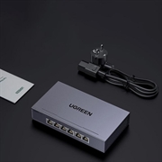 Ugreen 6-ports PoE-Ethernet-switch 35371EU - Grå