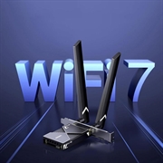 Ugreen BE6500 netværkskort - Wi-Fi 7/Bluetooth 5.4, 6 dBi-antenner - sort