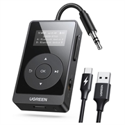 Ugreen BT503 2-i-1 Bluetooth 5.3-sender og -modtager - sort