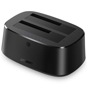 Ugreen CM198 HDD/SSD-dockingstation til SATA 2.5"/3.5" - Sort