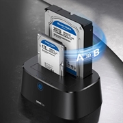 Ugreen CM198 HDD/SSD-dockingstation til SATA 2.5"/3.5" - Sort