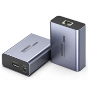 Ugreen CM455 videoadapter HDMI/RJ45 - 1080P - grå