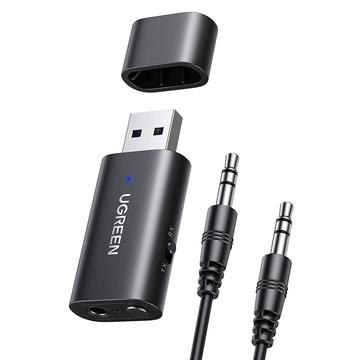Ugreen CM523 2-i-1 Bluetooth 5.1 lydsender og -modtager - sort