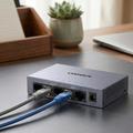 Ugreen CM933 5-ports Gigabit Ethernet-switch med RJ45-stik