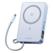Ugreen MagFlow PB773 10000mAh MagSafe-powerbank med 30W USB-C-hurtigopladning - Blå