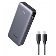 Ugreen Nexode PB532 20000mAh powerbank med PD/QC - 30W, LED-display - grå