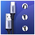 Ugreen Quick Charge 3.0 USB-C Kabel - 3A, 1m - Grå