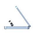 Ugreen W757 MagFlow Qi2 3-i-1 magnetisk trådløs oplader - 25W - Blå