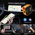 Ultra K15 2-i-1 trådløs CarPlay- og Android Auto-adapter - orange