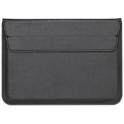 Ultra tyndt sleeve i kunstlæder til MacBook Air 13.3/Pro 13.3 - Sort