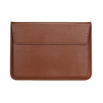 Ultra tyndt sleeve i kunstlæder til MacBook 12 - Brun
