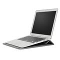 Ultra tyndt sleeve i kunstlæder til MacBook Air 13.3/Pro 13.3 - Grå