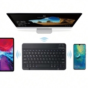 Ultratyndt, støjsvagt Bluetooth-tastatur til pc, tablet, iPad, telefon og tv - sort