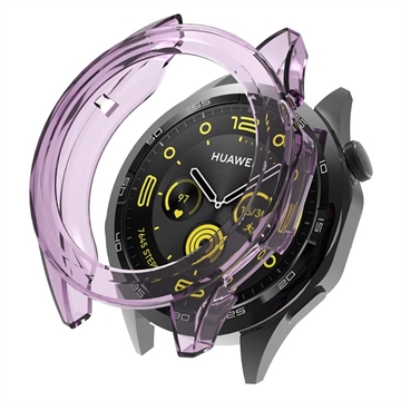 Huawei Watch GT 4 Ultratyndt TPU Cover - 46mm - Gennemsigtig Lilla