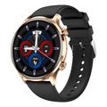 Unisex Sports Smartwatch MX40 - 1.39" - Sort / Gold