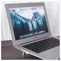 Universal Udvideligt Aluminum Laptop Stativ - 12-17" - Sølv