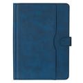 Universal Dual-Color læderetui til tablet - 11"-12.4" - Blå