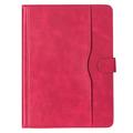 Universal Dual-Color læderetui til tablet - 11"-12.4" - Hot Pink