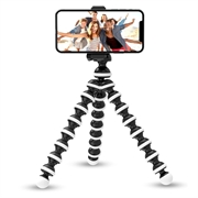 Universal Fleksibelt Smartphone Tripod Stativ - 60-85mm - Sort