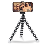 Universal Fleksibelt Smartphone Tripod Stativ - 60-85mm - Sort