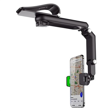 Universal Multifunktionel Solskærm Bilholder JY-055 - 60-85mm - Grøn