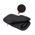 Universel mobiltelefonetui i nylon med lynlås og snor - 6.7–6.9" - Sort