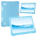 Universal Stødsikker Silikone Taske til Tabletter - 10" (Open Box - Fantastisk stand) - Babyblå