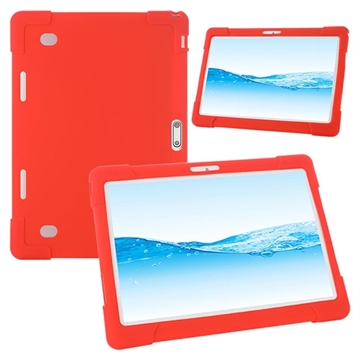 Universal Stødsikker Silikone Taske til Tabletter - 10" (Open Box - Fantastisk stand) - Rød