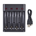 Universal Smart USB Batterilader BH-804U - 4x AA/AAA