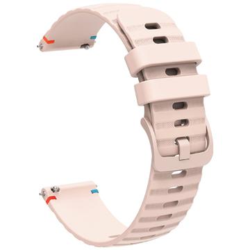 Universal Smartwatch Silikone Rem - 18mm - Lysepink