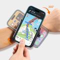 Universal sportsarmbånd med smartphoneholder - 4"-7" - sort