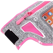 Universal Sportstaske til Smartphones - 7" - Hot Pink