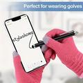 Universel stylus-touchpen til iPhone, smartphone og tablet - 10 stk. - Sort