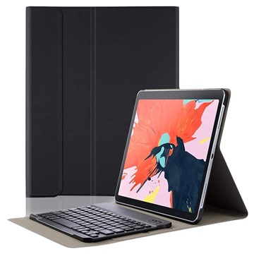 Universal Tablet Cover med Bluetooth Tastatur - 12.9" - Sort