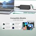 Universel USB-C-oplader 65W til bærbare computere til Huawei, HP, Dell og Lenovo - EU-stik