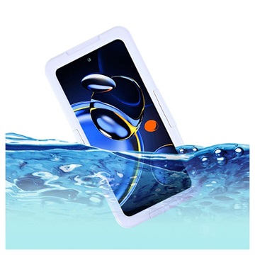 Universal Vandtæt Taske med Nøglesnor - 6.5" - Hvid