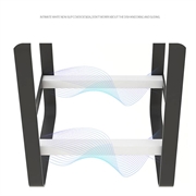 Holder / opbevaring til tallerkener - Til køkkenbord / køkkenskabe - Str. 18x15cm