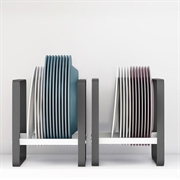 Holder / opbevaring til tallerkener - Til køkkenbord / køkkenskabe - Str. 18x15cm