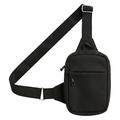UrbanFlex skuldertaske med justerbar rem – sort