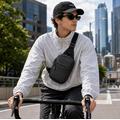 UrbanFlex skuldertaske med justerbar rem – sort