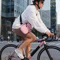 UrbanFlex skuldertaske med justerbar rem – lyserød
