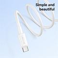 Usams U90 SJ761 1m USB-A til Type-C kabel - 3A/18W - Hvid