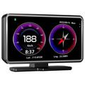 V16 5" GPS HUD-dashcam med hastighedsmåler, WiFi og GPS-sporing - sort