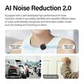 V36 Mini AI Noise Cancelling Wireless Lavalier Mikrofon med USB-C-modtager og opladningsetui - Sort