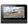 V55 4K/1080p dobbelt dashcam med Sony IMX415, Wi-Fi, superkondensator - sort