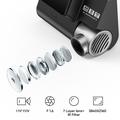 V55 4K/1080p dobbelt dashcam med Sony IMX415, Wi-Fi, superkondensator - sort