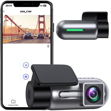 V57 WiFi Mini Dash Cam 1080p - WiFi og app-styring