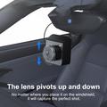 V63 dobbelt dashcam - 4K/1080p, HDR-nattesyn, 5.8GHz WiFi, parkeringsovervågning - sort