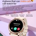 V65 1,32-tommer AMOLED Touch Screen Smart Watch Pulsmåler Kvinder Sportsarmbånd, Silikone Rem - Guld